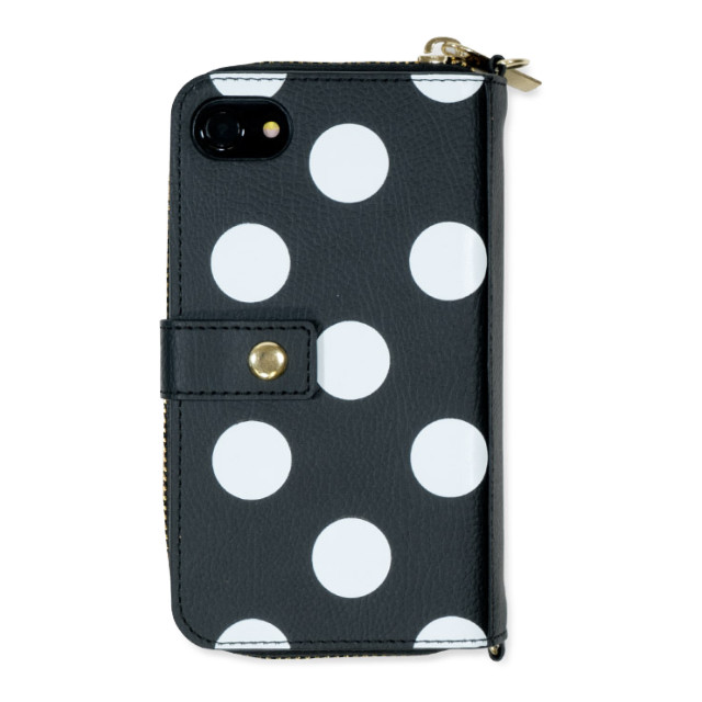 【iPhone8/7/6s/6 ケース】手帳型 SMAWALLET DOT (BLK)サブ画像