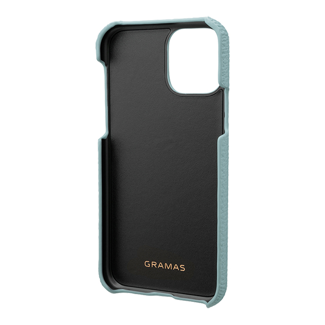 【iPhone11 Pro ケース】Shrunken-Calf Leather Shell Case (Baby Blue)goods_nameサブ画像