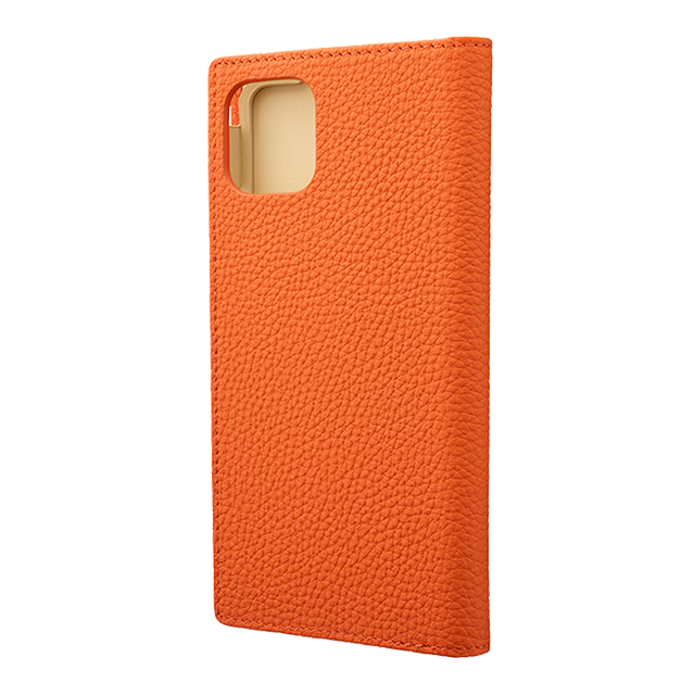 【iPhone11 Pro Max/XS Max ケース】Shrunken-Calf Leather Book Case (Orange)goods_nameサブ画像