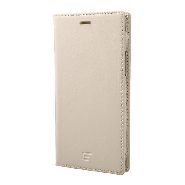 【iPhone11 Pro/XS/X ケース】Genuine Leather Book Case (Ivory)goods_nameサブ画像