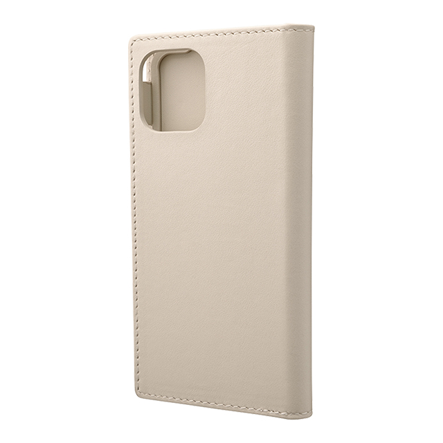 【iPhone11 Pro/XS/X ケース】Genuine Leather Book Case (Ivory)goods_nameサブ画像