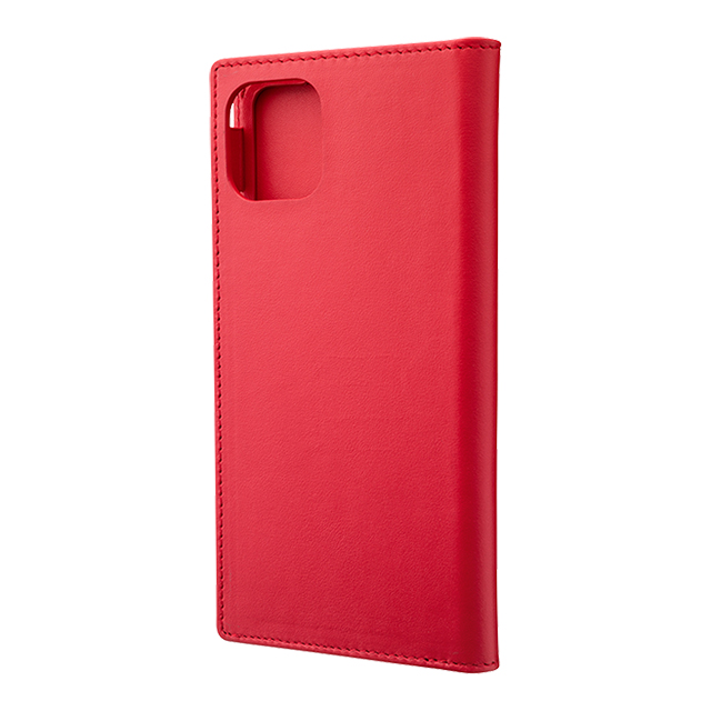 【iPhone11 Pro Max/XS Max ケース】Genuine Leather Book Case (Red)goods_nameサブ画像