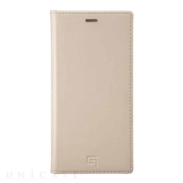 【iPhone11 Pro Max/XS Max ケース】Genuine Leather Book Case (Ivory)