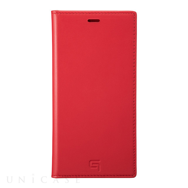 【iPhone11 Pro Max/XS Max ケース】Genuine Leather Book Case (Red)