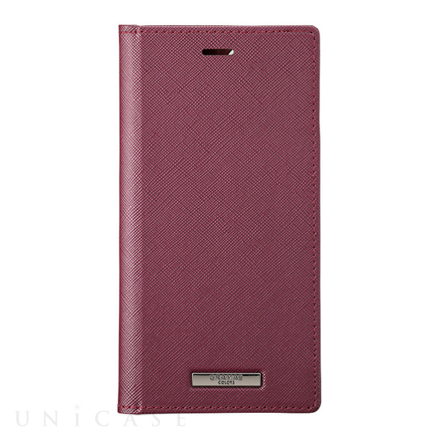 【iPhone11 Pro/XS/X ケース】“EURO Passione” PU Leather Book Case (Wine)