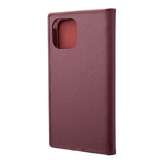 【iPhone11 Pro/XS/X ケース】“EURO Passione” PU Leather Book Case (Wine)サブ画像