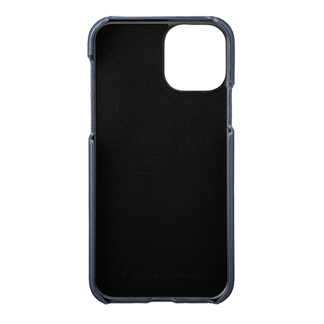 【iPhone11 Pro ケース】“EURO Passione” PU Leather Shell Case (Navy)サブ画像