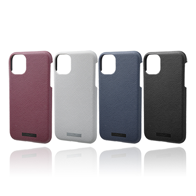 【iPhone11/XR ケース】“EURO Passione” PU Leather Shell Case (Gray)サブ画像