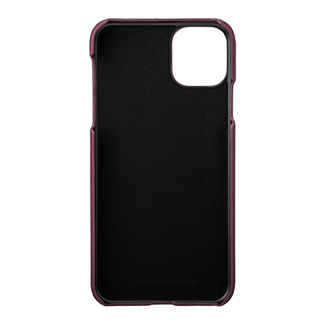 【iPhone11 Pro Max ケース】“EURO Passione” PU Leather Shell Case (Wine)サブ画像