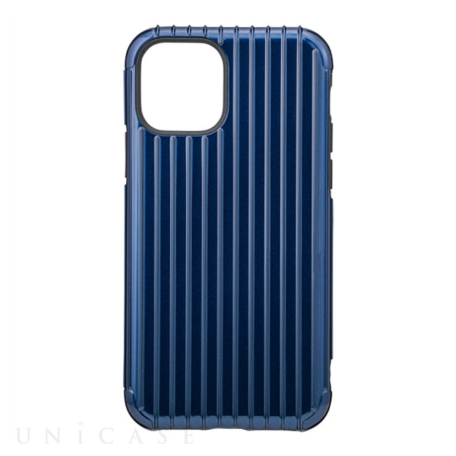 【iPhone11 Pro ケース】”Rib” Hybrid Shell Case (Navy)