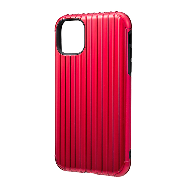 【iPhone11/XR ケース】”Rib” Hybrid Shell Case (Red)サブ画像