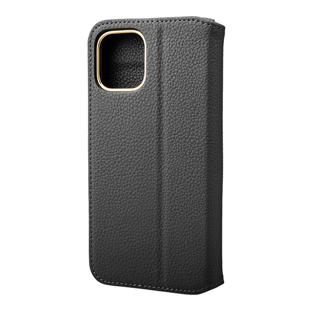 【iPhone11 Pro ケース】“Shrink” PU Leather Book Case (Black)サブ画像