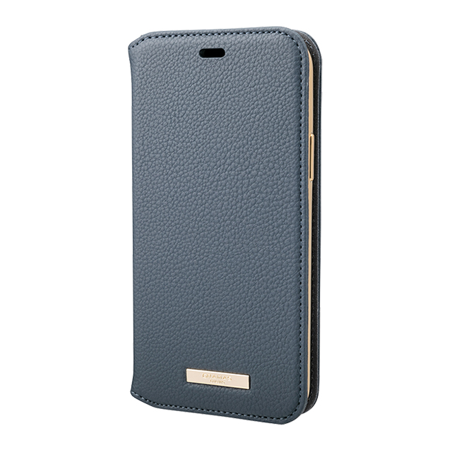 【iPhone11 Pro ケース】“Shrink” PU Leather Book Case (Navy)goods_nameサブ画像