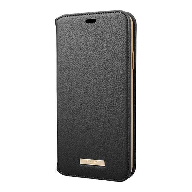 【iPhone11 Pro Max ケース】“Shrink” PU Leather Book Case (Black)goods_nameサブ画像