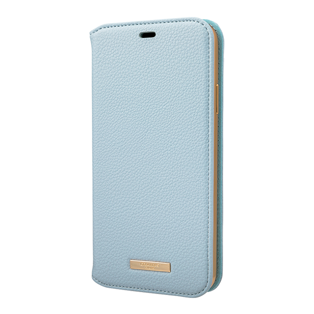 【iPhone11 Pro Max ケース】“Shrink” PU Leather Book Case (Light Blue)サブ画像