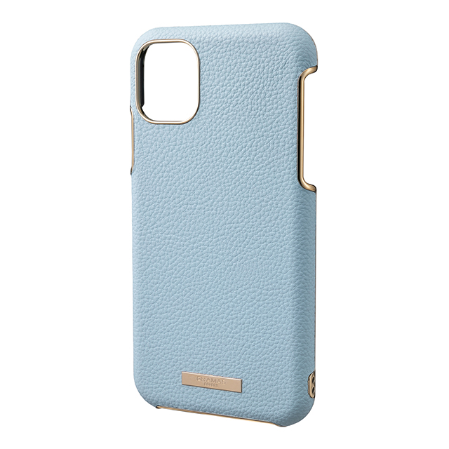 【iPhone11 Pro ケース】“Shrink” PU Leather Shell Case (Light Blue)goods_nameサブ画像