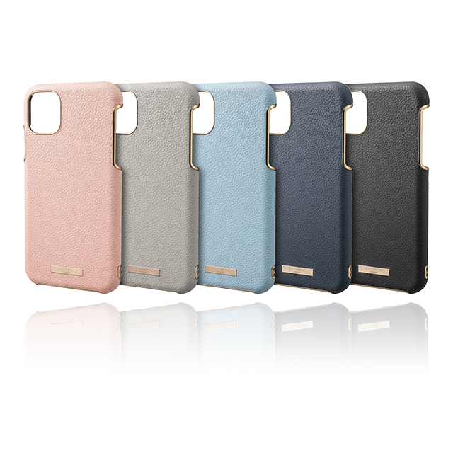 【iPhone11 Pro Max ケース】“Shrink” PU Leather Shell Case (Greige)サブ画像