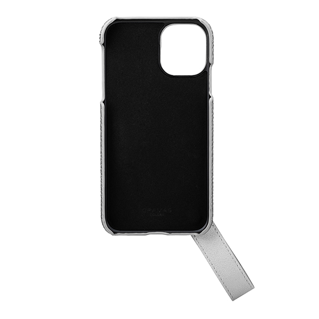 【iPhone11 Pro ケース】“TAIL” PU Leather Shell Case (Silver)goods_nameサブ画像