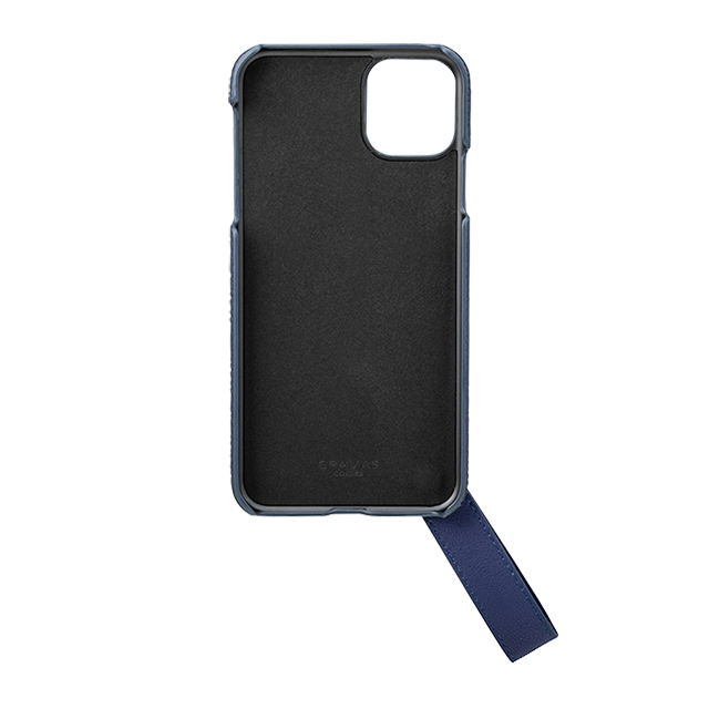 【iPhone11 Pro Max ケース】“TAIL” PU Leather Shell Case (Navy)サブ画像