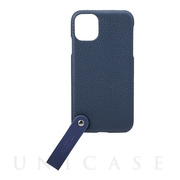 【iPhone11/XR ケース】“TAIL” PU Leather Shell Case (Navy)