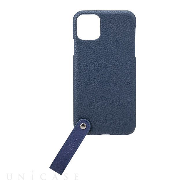 【iPhone11 Pro Max ケース】“TAIL” PU Leather Shell Case (Navy)