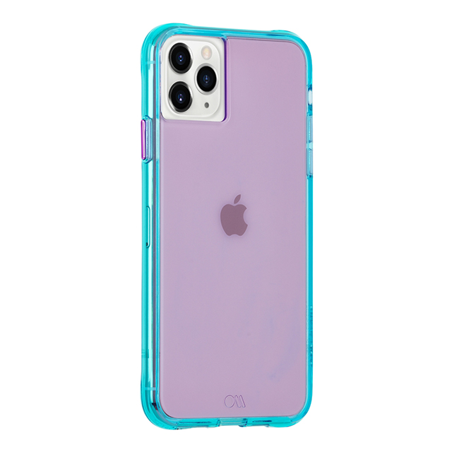 【iPhone11 Pro ケース】Tough Neon (Purple/Turquoise)サブ画像