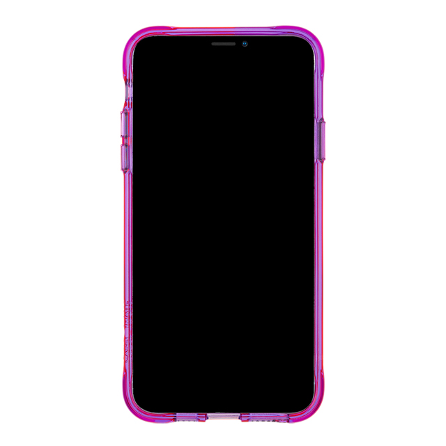 【iPhone11/XR ケース】Tough Neon (Pink/Purple)サブ画像