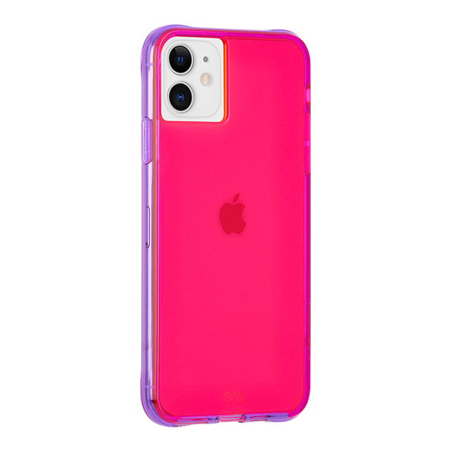 【iPhone11/XR ケース】Tough Neon (Pink/Purple)サブ画像