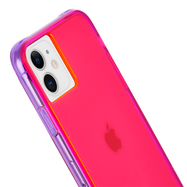 【iPhone11/XR ケース】Tough Neon (Pink/Purple)サブ画像