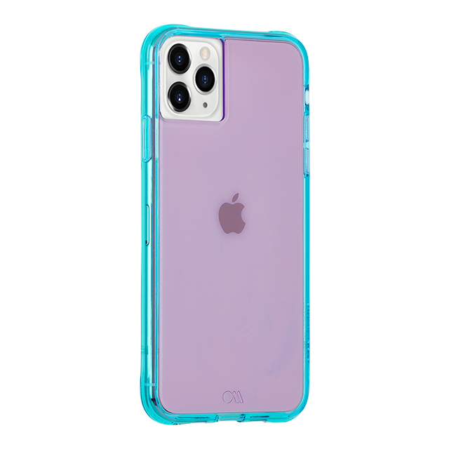 【iPhone11 Pro Max ケース】Tough Neon (Purple/Turquoise)サブ画像