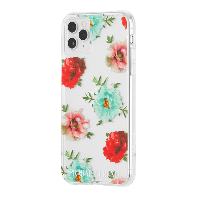 【iPhone11 Pro ケース】PRABAL GURUNG (Clear Floral)サブ画像