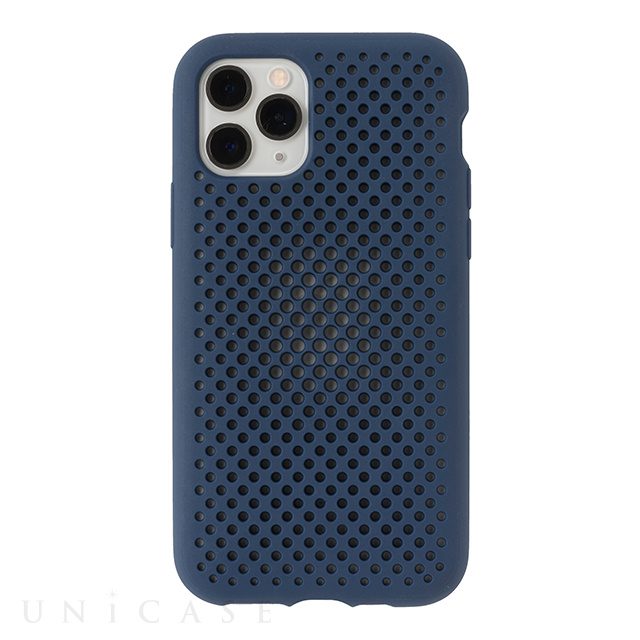 【iPhone11 Pro ケース】Mesh Case (ネイビー)