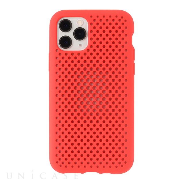 【iPhone11 Pro ケース】Mesh Case (レッド)