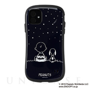 【iPhone11 ケース】PEANUTS iFace First Classケース (スヌーピー＆チャーリー・ブラウン/ネイビー)