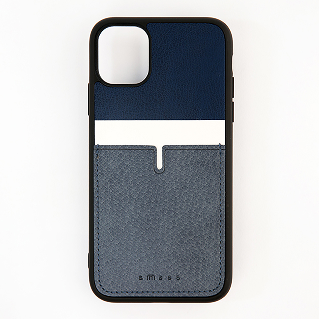 【iPhone11 ケース】C1 バックポケットケース (Navy)サブ画像