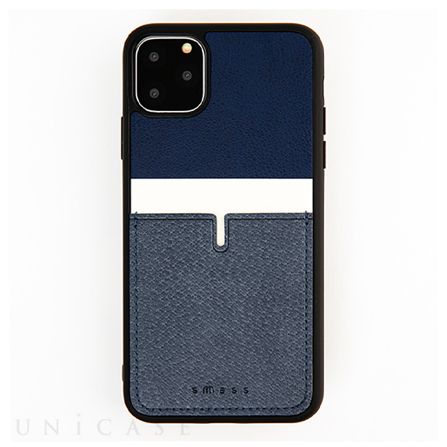 【iPhone11 Pro Max ケース】C1 バックポケットケース (Navy)