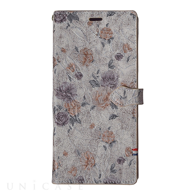 【iPhone11 Pro Max ケース】CAPO.Flower 手帳型ケース (Beige)