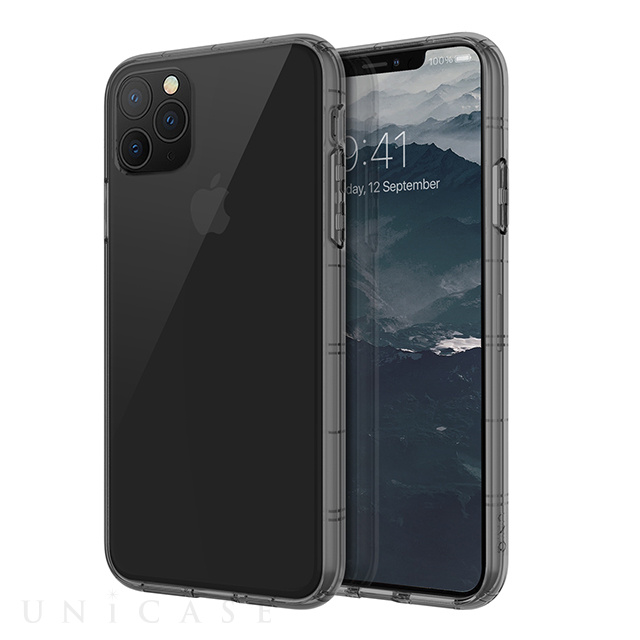 【iPhone11 Pro ケース】Air Fender 衝撃吸収TPUクリアケース (GRY)