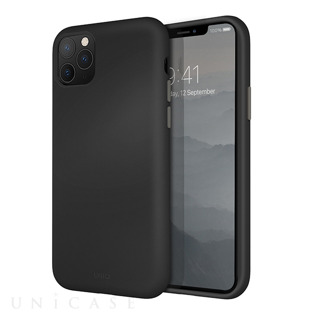 【iPhone11 Pro ケース】Lino プレミアム リキッド シリコン ケース (BLK)