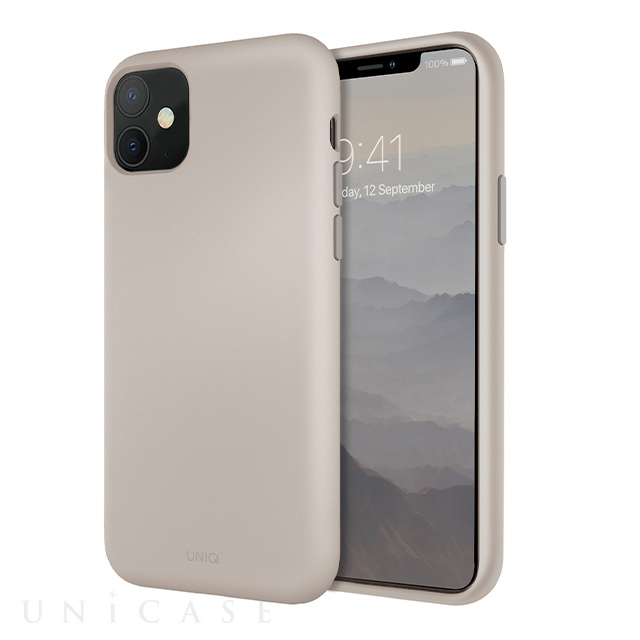 【iPhone11 ケース】Lino プレミアム リキッド シリコン ケース (ベージュ)