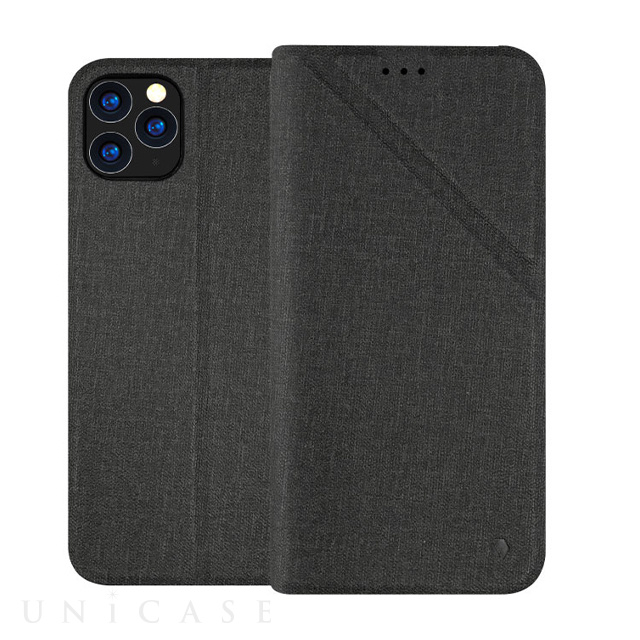 【iPhone11 Pro Max ケース】Amos QCAC Flip Case (Dark Grey)