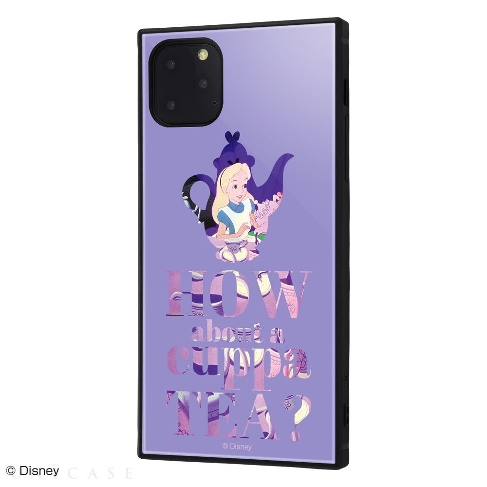 【iPhone11 Pro Max ケース】ディズニーキャラクター/耐衝撃ハイブリッドケース KAKU (ふしぎの国のアリス/Famous scene)