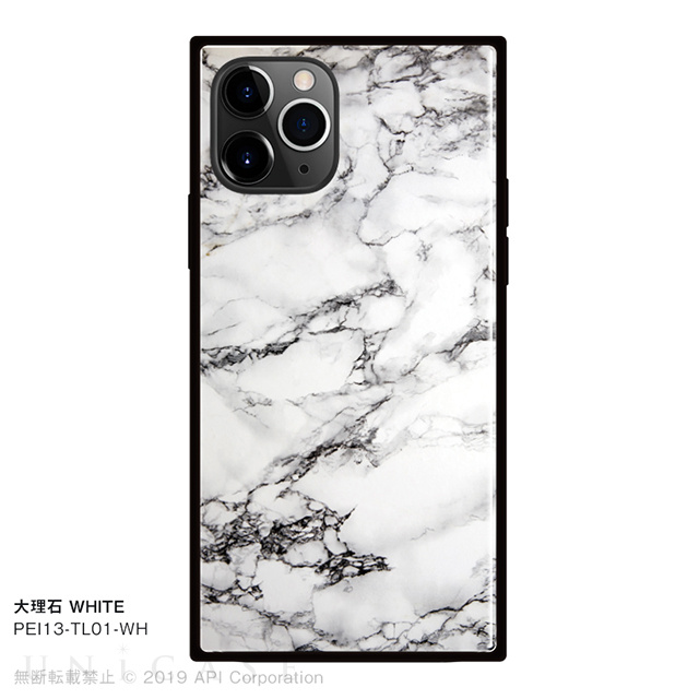 【iPhone11 Pro ケース】TILE 大理石 (WHITE)