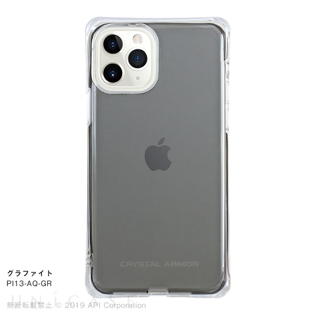 【iPhone11 Pro ケース】CRYSTAL AQUA (グラファイト)