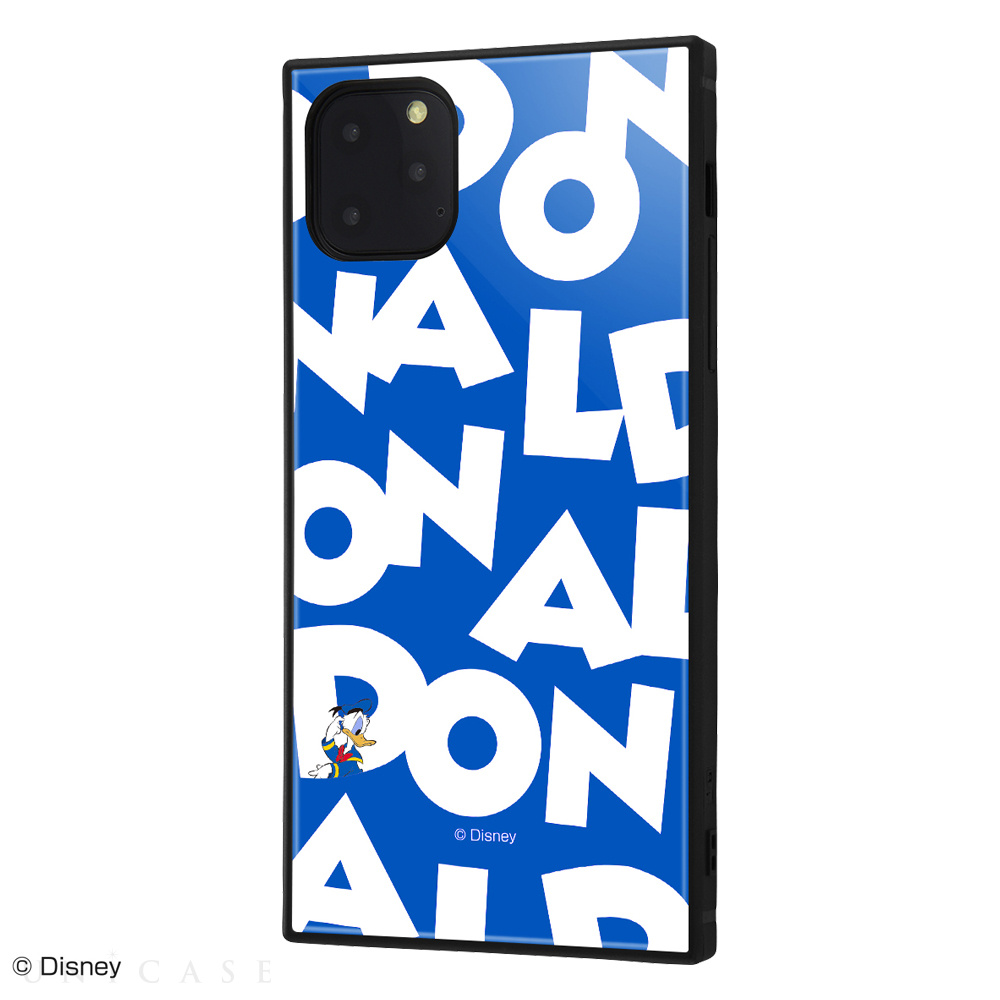 【iPhone11 Pro Max ケース】ディズニーキャラクター/耐衝撃ハイブリッドケース KAKU (ドナルドダック/I AM)