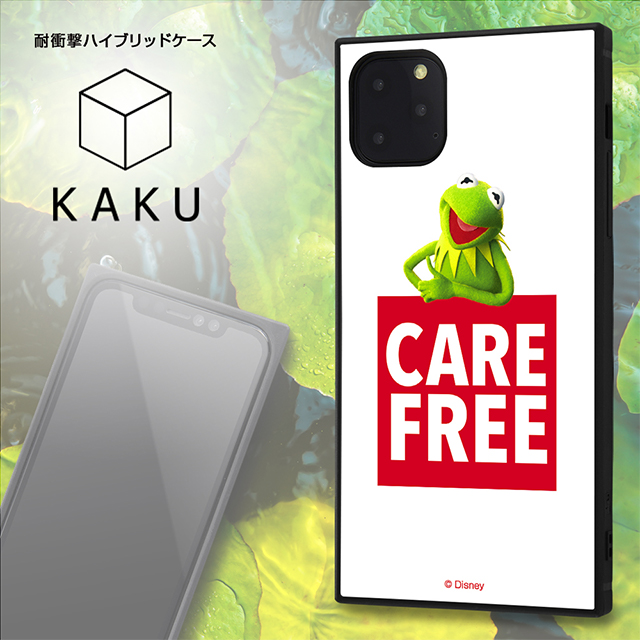 【iPhone11 Pro Max ケース】マペッツ/Care free_1/耐衝撃ハイブリッドケース KAKU (カーミット/Care free_3)サブ画像
