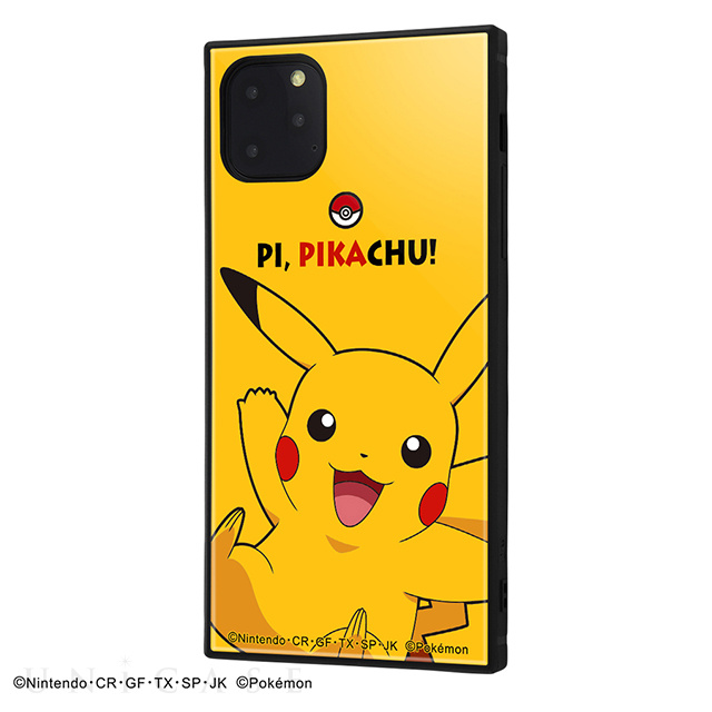 【iPhone11 Pro Max ケース】ポケットモンスター/耐衝撃ハイブリッドケース KAKU (ピカチュウ)