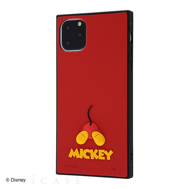 【iPhone11 Pro Max ケース】ディズニーキャラクター/耐衝撃ハイブリッド シリコン KAKU (ミッキー)