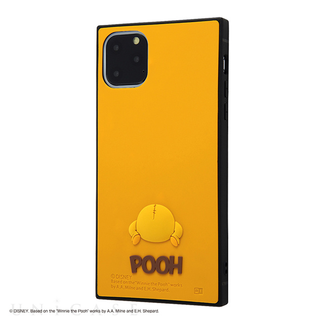 【iPhone11 Pro Max ケース】ディズニーキャラクター/耐衝撃ハイブリッド シリコン KAKU (プー)