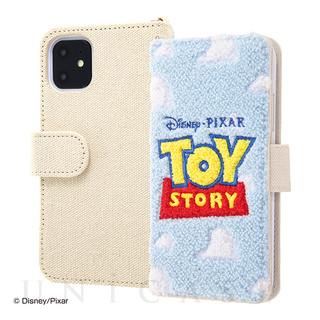 Iphonexr ケース ディズニー ピクサーキャラクター サガラ刺繍 手帳型ケース 帆布 トイ ストーリー ロゴ イングレム Iphoneケースは Unicase